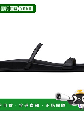 1h可退 潮奢 The Row 女士 黑色 Hugh Thin Strap 凉鞋 F1623SN65