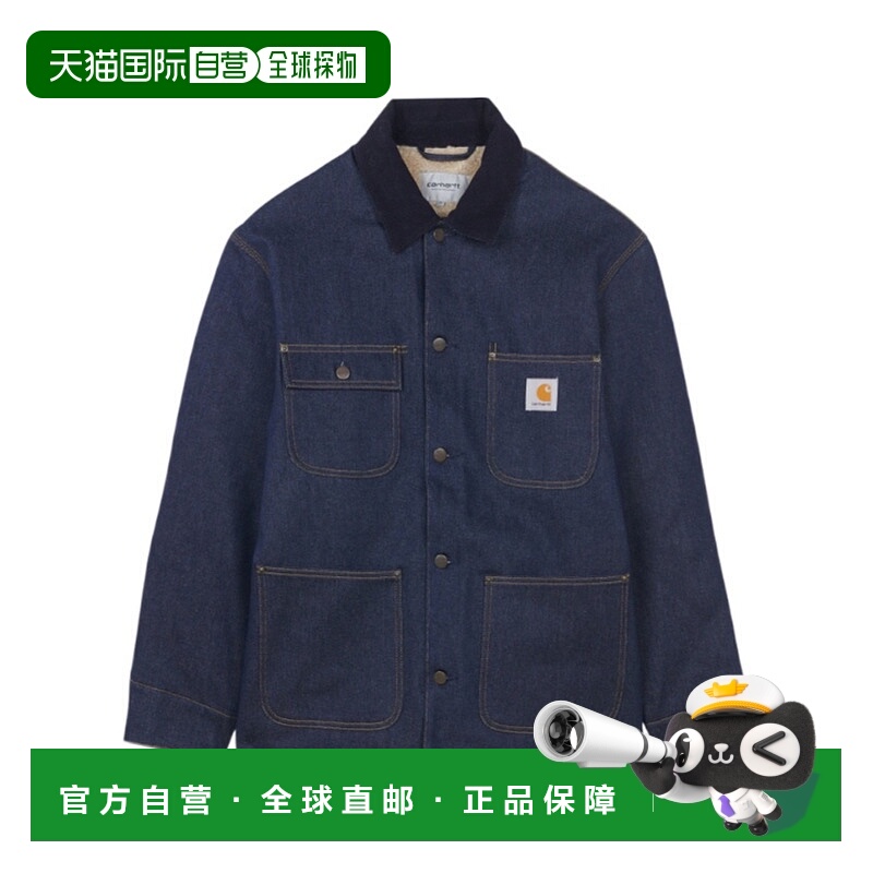 1h可退 CARHARTT WIP 男士外套 I03587745301 AW2025 蓝色夹克