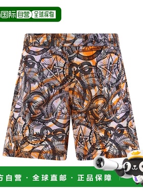 ARIES 男士休闲裤 SSAR30103LCO SS2022 橙色 Graphic-print shor