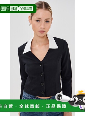 1h可退 潮奢 REFORMATION 女士 Pia 针织上衣 REFOR41670高档