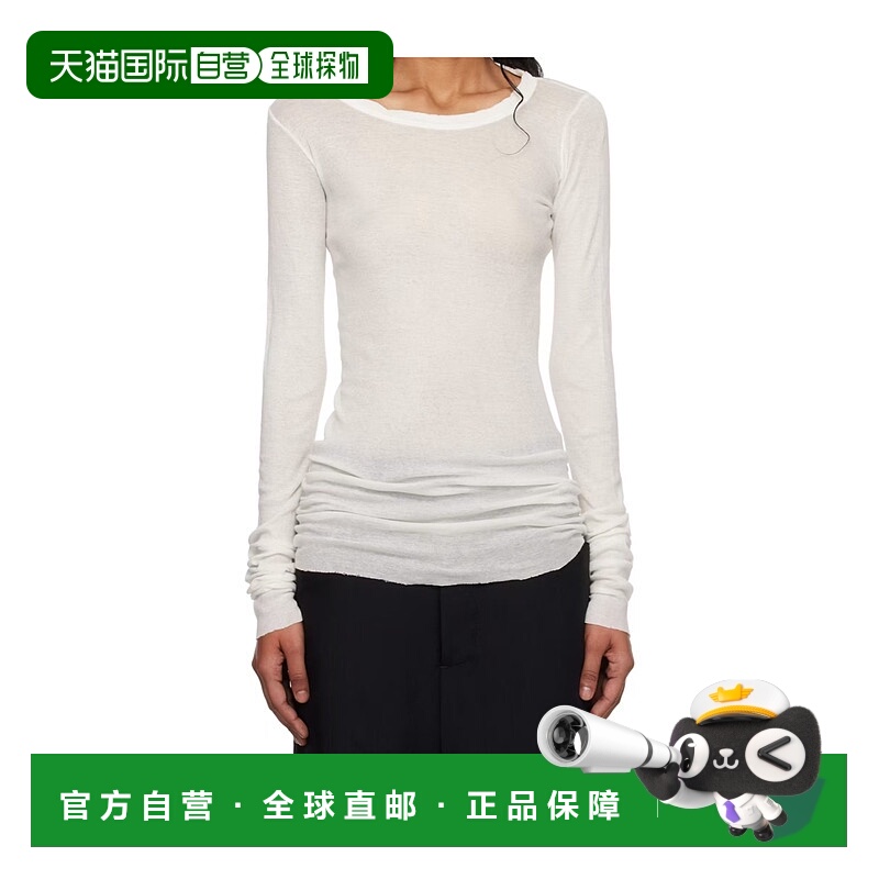 1h可退 RICK OWENS 女士运动服 RP02E4202MR11 AW2025 米白色