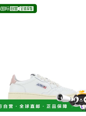 1h可退 潮奢 AUTRY 女士 Medalist 白色皮质运动鞋 AULWLL16