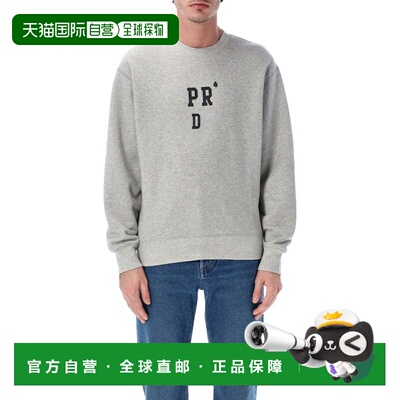 PRADA 男士卫衣 UJL74C170ZF0031 AW2025 灰色 PRD FLEECE