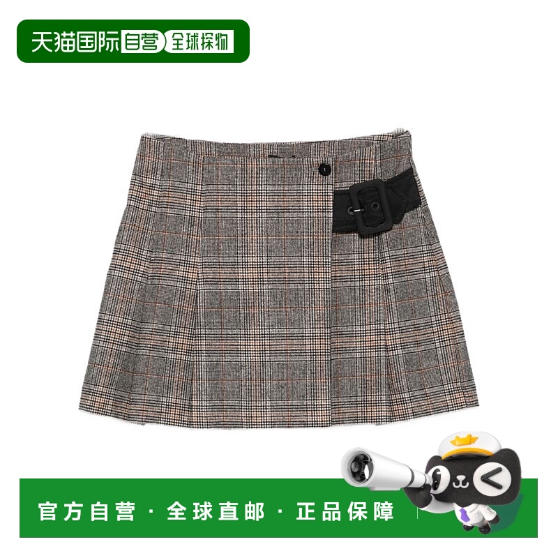 1h可退 PINKO 女士半身裙 106076A36LPIP AW2025 花色 格纹半身裙