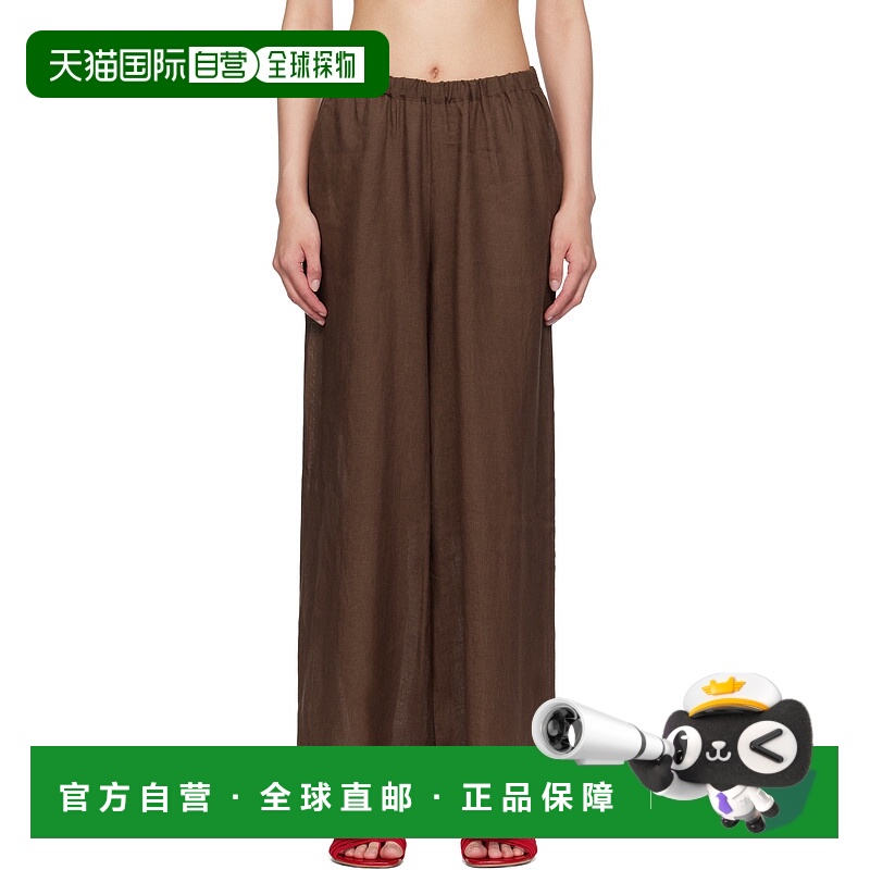 1h可退 潮奢 Baserange 女士 棕色 Sepia 长裤 TRSELISU25休闲裤
