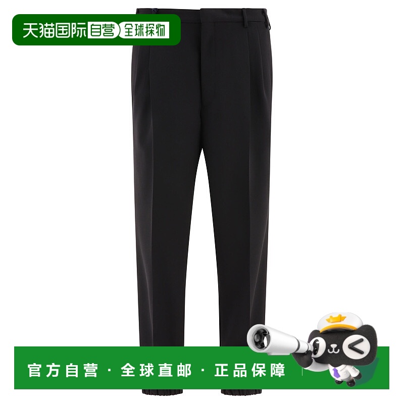 1h可退 潮奢 Prada 普拉达 男士 壓褶天鵝絨訂製長褲 SPH341SOOO1
