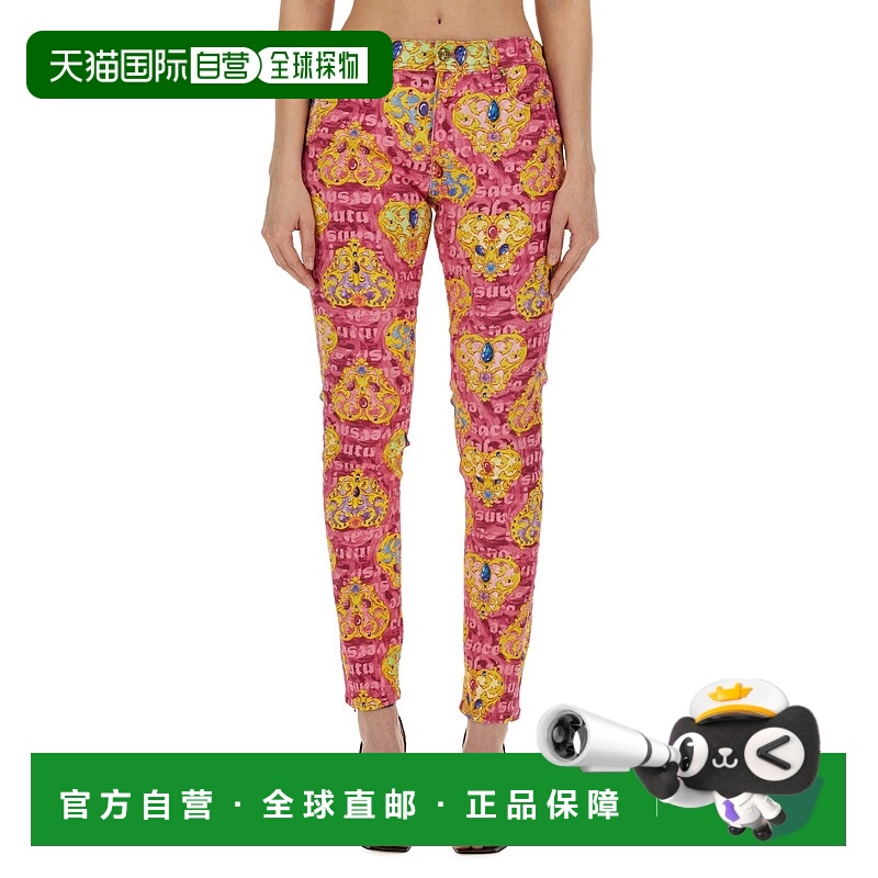 1h可退 VERSACE JEANS 女士牛仔裤 76HAB5K0ES105L54G89 SS2024