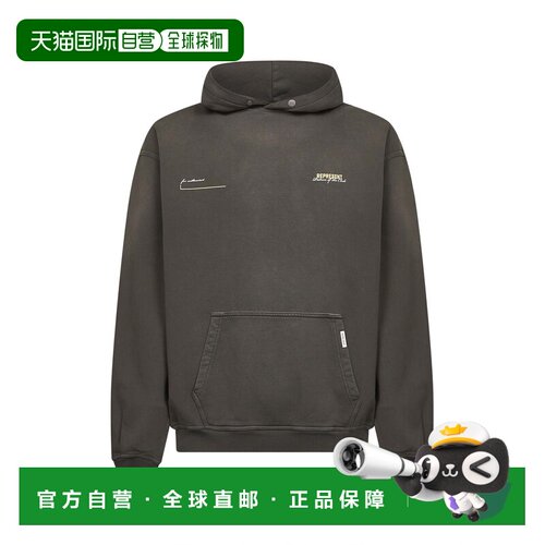 Represent 男士针织衫 MLM427016 SS2026 灰色 连帽支付后1h可退