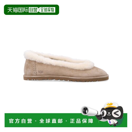 UGG 女士靴子 26P1178111SAN SS2026 浅棕色 UGG Zora Suede Ball