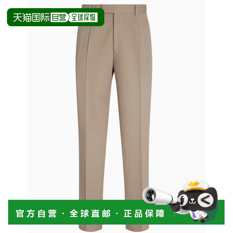 1h可退 潮奢 zegna 杰尼亚 男士 棉/羊毛裤子 UGI04A2TP45