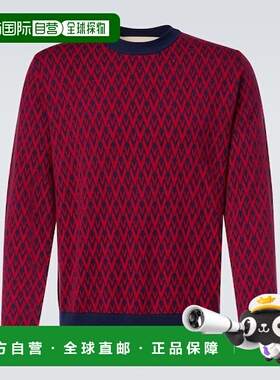 1h可退 潮奢 valentino 华伦天奴 男士 Toute La V领初剪羊毛提花