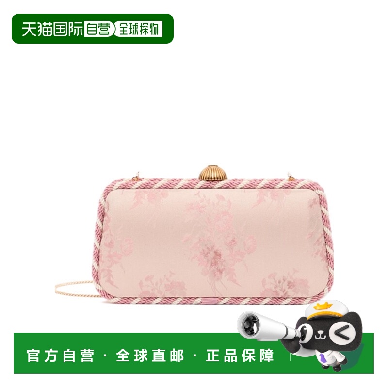1h可退 VALENTINO 女士斜挎包 WB0S02BGDCSF SS2025 粉红色 链条