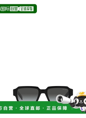 【99新未使用】PRADA 男士太阳镜 PR02ZS1AB06T AW2025 灰色 徽标