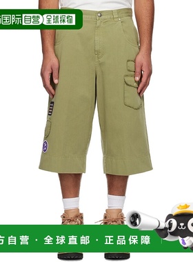 1h可退 潮奢 Palm Angels 棕榈天使 男士 绿色 Military Patch 百