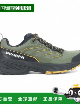 Scarpa 男士 Rush 2 GTX 苔藓绿/硫磺黄徒步鞋 63131-200