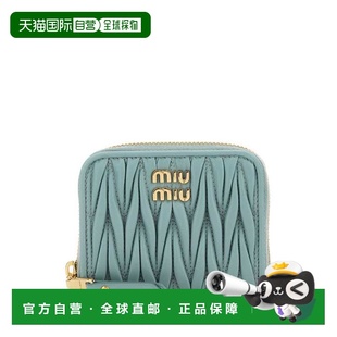 SS2025 5MM268AFPPF0035 浅蓝色 Light MIU blue 女士钱包