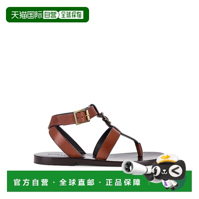 SAINT LAURENT 女士凉鞋 776396DWE006036BROWN AW2024