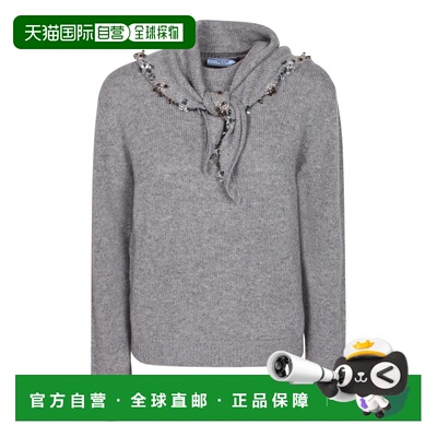 PRADA 女士针织衫 P24F3F1700F0031 AW2026 灰色 Fine cashmere.
