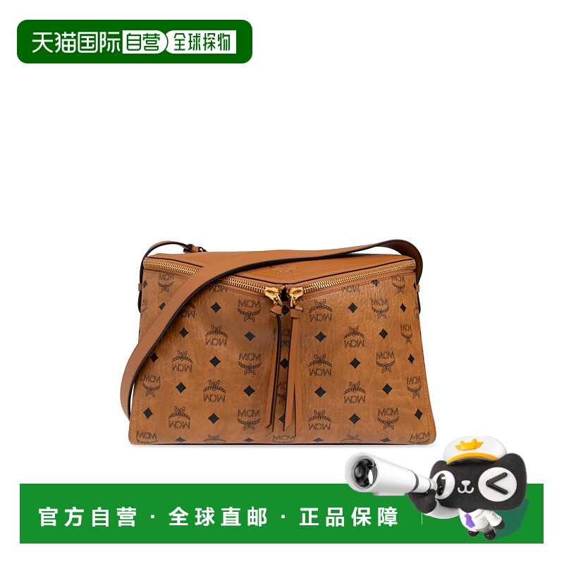 1h可退 MCM 女士斜挎包 MWSFSAK020CO SS2025 棕色 Shoulder bag