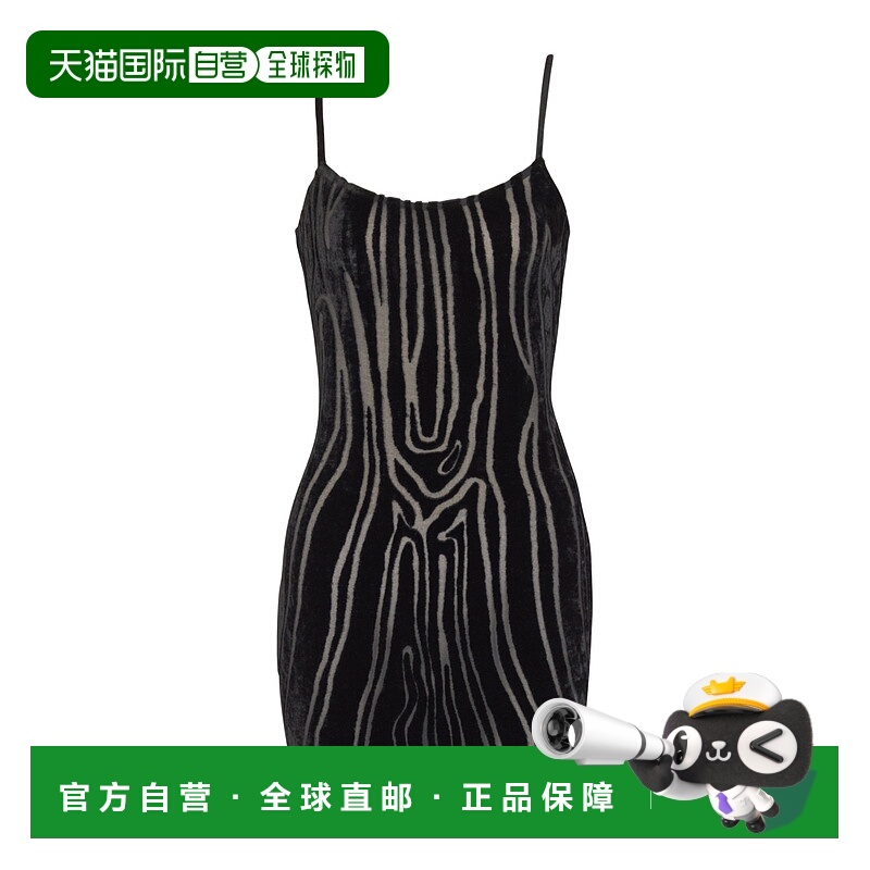 1h可退 BALMAIN 女士连衣裙 FF0R2500JL140PA AW2025 黑色 短款吊