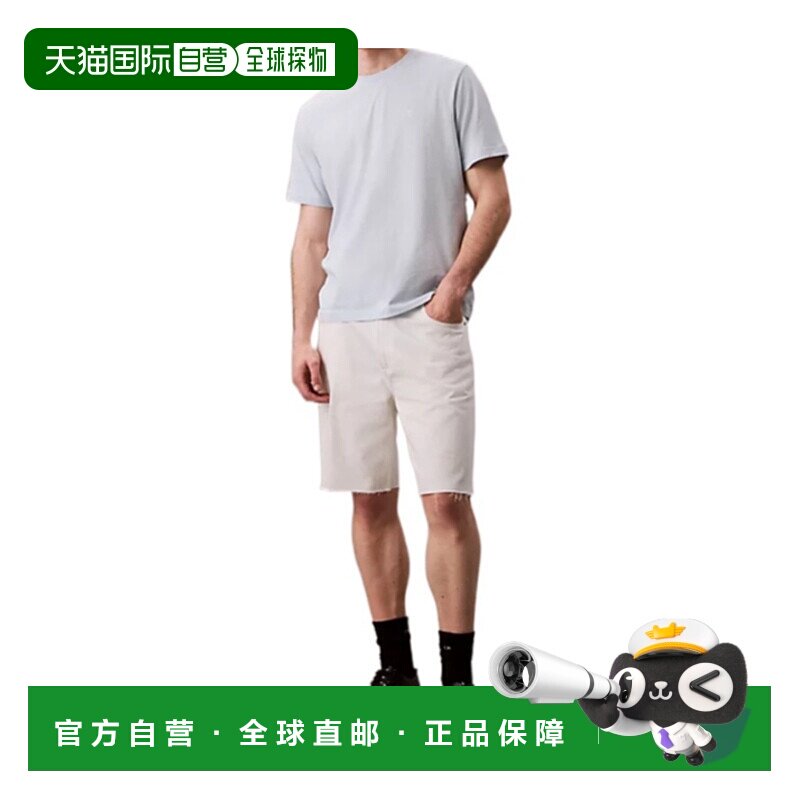 CALVIN KLEIN 男士T恤 LV04RC275GCIQ AW2025 白色短袖