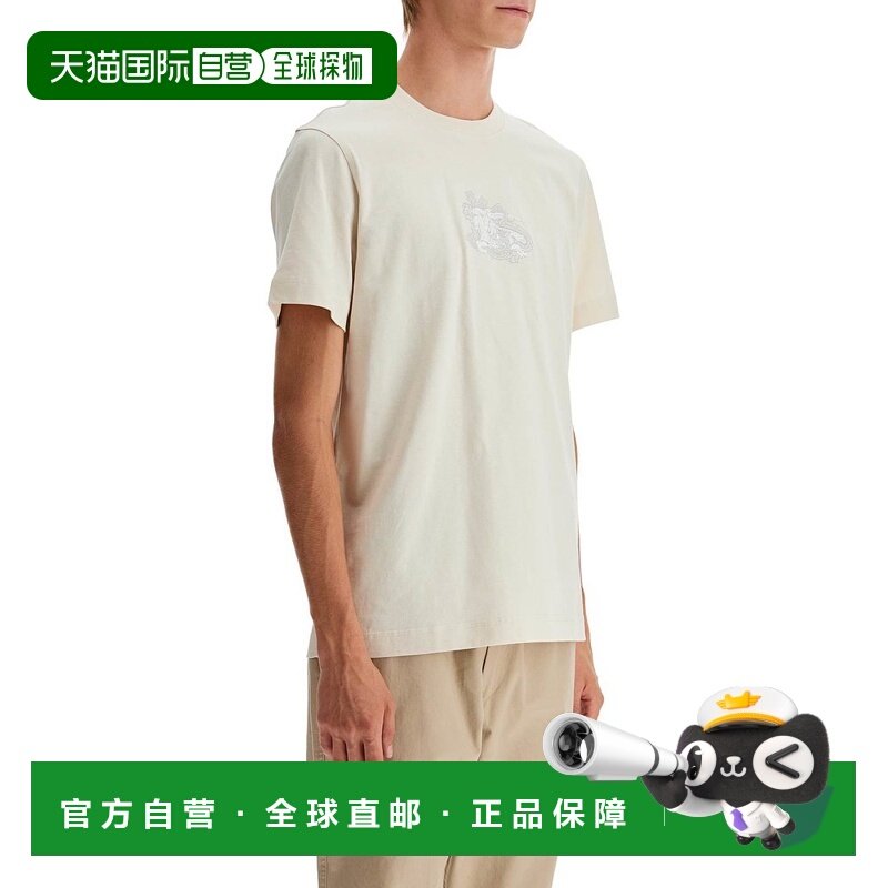 BURBERRY 男士T恤 8097879C1409 AW2024 白色