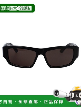 BALENCIAGA 男士太阳镜 BB0366S001 CO 黑色 几何太阳镜