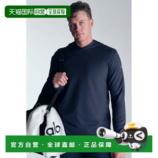 alo yoga Conquer REFORM LONG SLEEVE WITH HOOD 套头长袖纯色卫