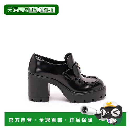PRADA 女士芭蕾乐福鞋 1D563O055F085F0002 AW2026 黑色普拉达
