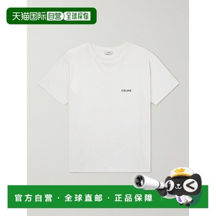 思琳 Celine 男士 徽标短袖 2X43C671Q 1h可退 T恤 潮奢