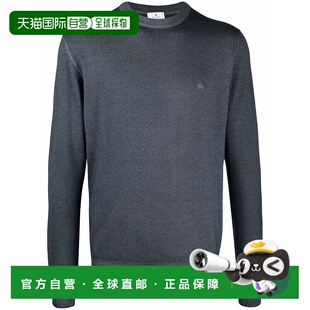 ETRO AW2021 男士 1M50097400002 蓝色 针织毛衣 1h可退