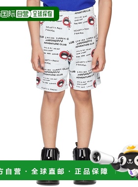 1h可退 潮奢 Beau Loves 女童 蓝色 Shout It Out 儿童短裤童装 B