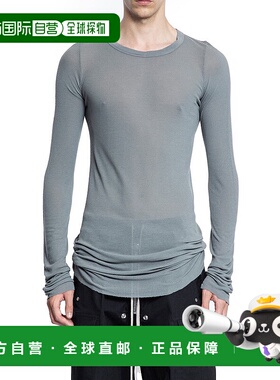 RICK OWENS 男士T恤 RU02E1250RC06 AW2025 蓝色 Rick Owens T-Sh