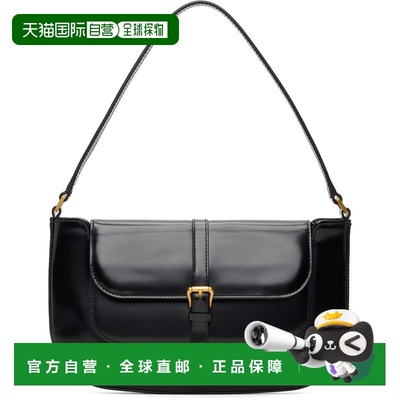 1h可退 潮奢 BY FAR 女士 黑色 Miranda Semi Patent Leather 单