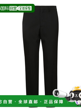 BURBERRY 男士休闲裤 8045466 AW2021 黑色 Virgin wool pants