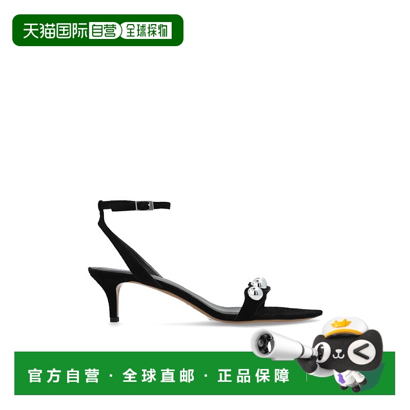 1h可退 ISABEL MARANT 女士凉鞋 SD0264FAC1A33SBLACKSILVER
