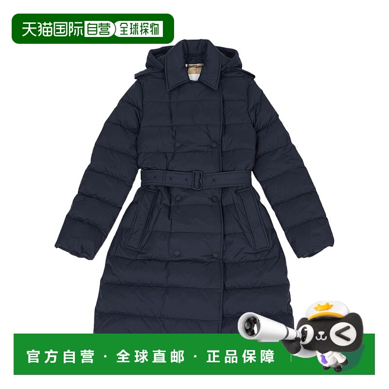 1h可退 BURBERRY 女士大衣 81103141 AW2025 蓝色 长袖羽绒服
