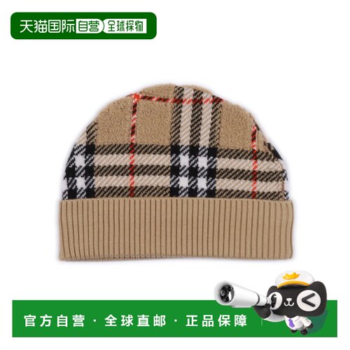 1h可退 BURBERRY 男童帽子 8105879B9368 AW2025 浅棕色 CHW HATS