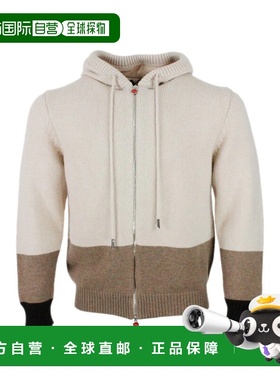 KITON 男士针织毛衣 UMK1396V422 AW2024 浅棕色 Cashmere crewne