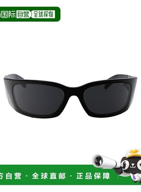 PRADA 男士太阳镜 0PRA19S1AB5S0 SS2025 黑色 Sunglasses