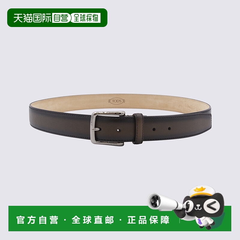 1h可退 TOD'S 男士腰带 XCMCP610100HURS801 SS2025 黑色