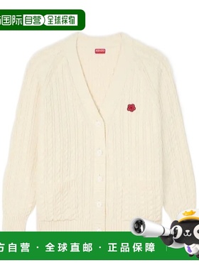 KENZO 女士针织衫 FG52CA7283LK03 SS2026 白色 长袖开衫