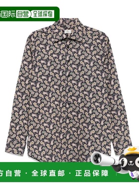 1h可退 ETRO 男士衬衫 99SA5M4MRIB0025X0810 AW2025 蓝色新款