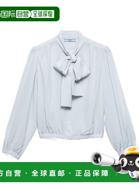 PRADA 女士衬衫 P409J12L0SOOOF0M10 SS2026 浅棕色