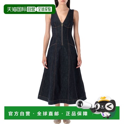 1h可退 SELF-PORTRAIT 女士连衣裙 PF25801MBLBLUE AW2025尼龙