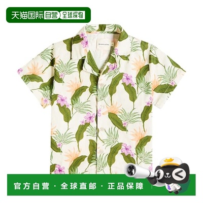 1h可退 潮奢 The New Society 男童 Hills 印花亚麻棉质衬衫童装