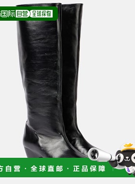 1h可退 潮奢 KHAITE 女士 Sybil 40 皮质及膝靴子