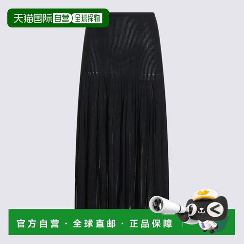 ALAIA 女士半身裙 AA9J2582K219D995 AW2026 黑色【付后1h可退】
