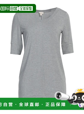 1h可退 潮奢 Hanro 女士 基础款T恤 grey灰色 舒适时尚