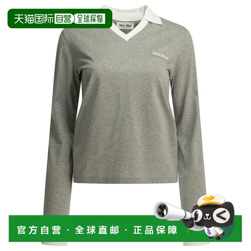 1h可退 MIU MIU 女士POLO衫 MJLA57192QF052NSOOO AW2026学院风